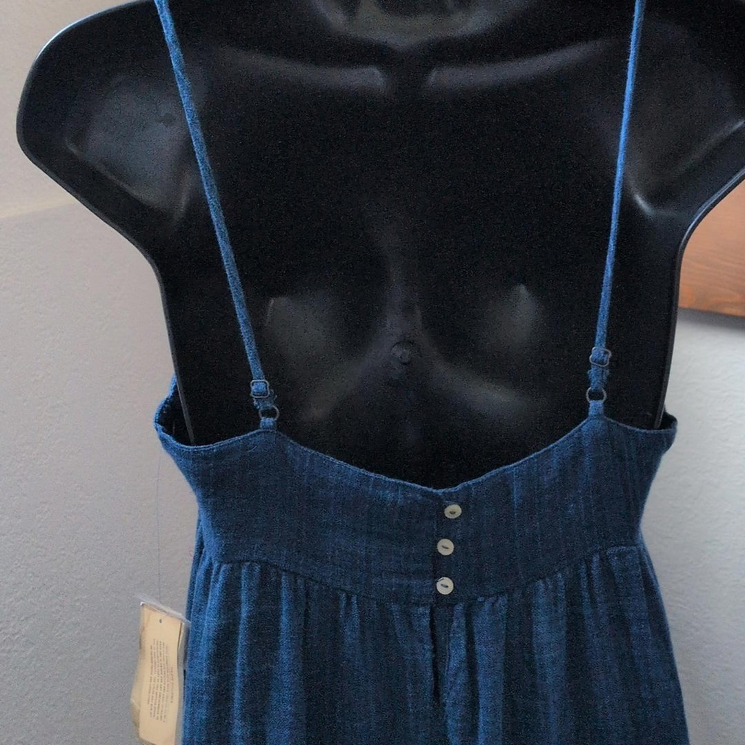 Denim And Supply By Ralph Lauren Tiered Camisole Denim Maxi Dress - Small