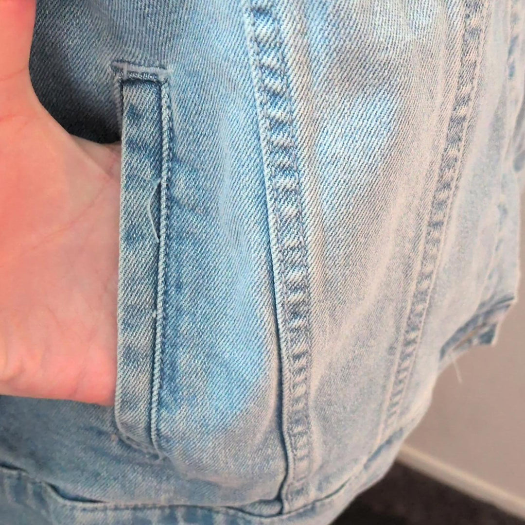 Driftwood Arizona Sunset Embroidered Jean Jacket - Large