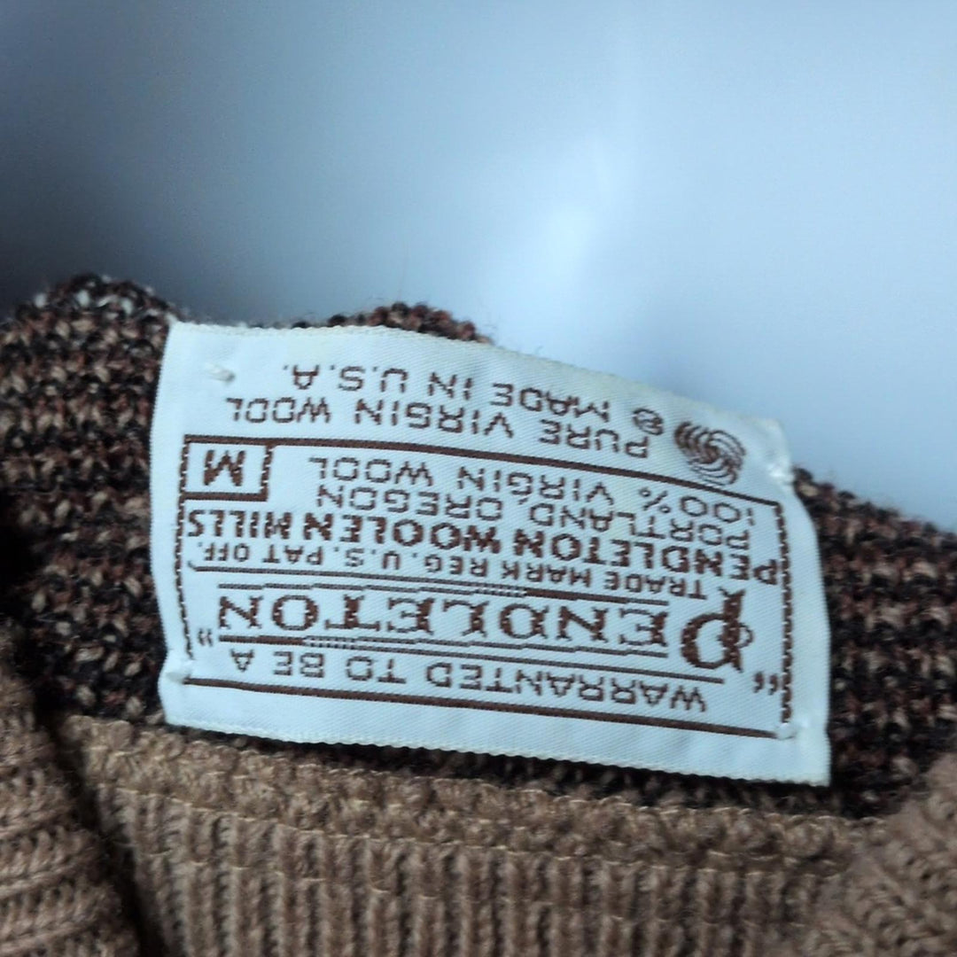Vintage Pendleton 100% Wool Vest - Medium