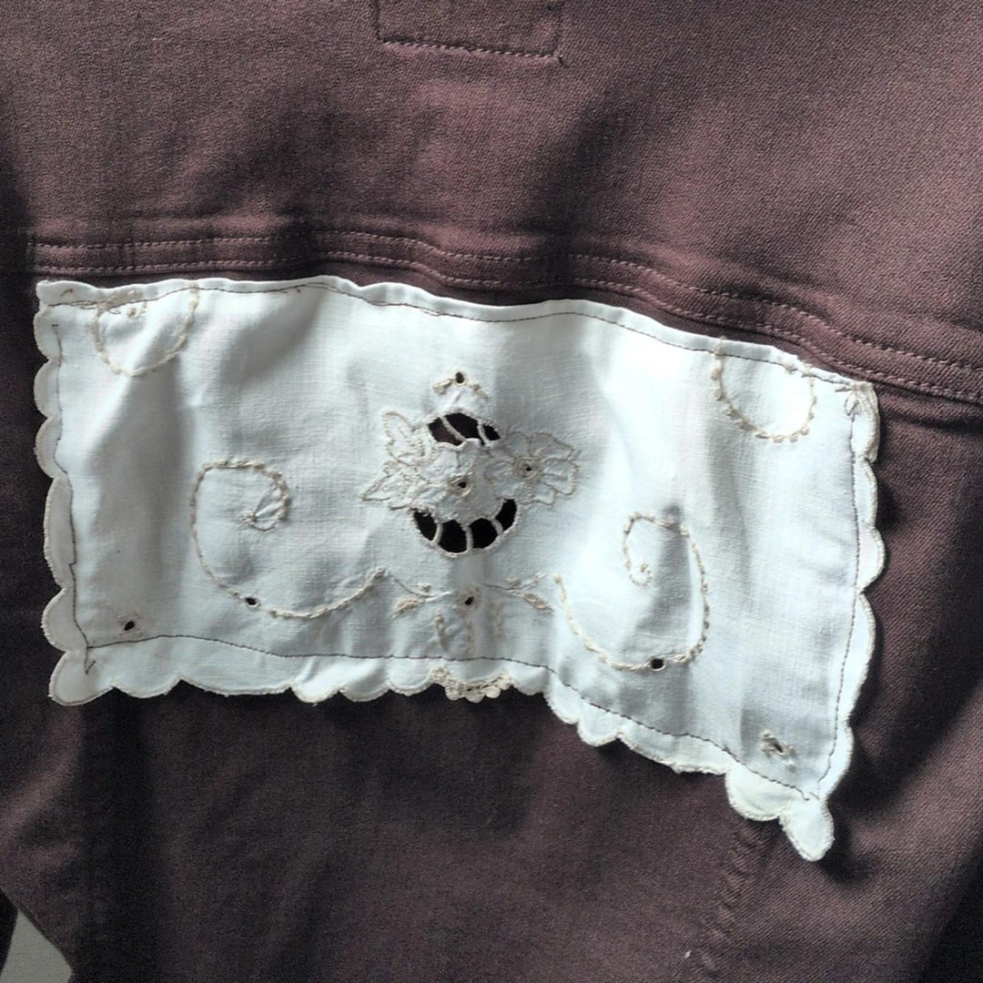 Upcycled By Unpacka Vintage Embroidery Jacket - Medium