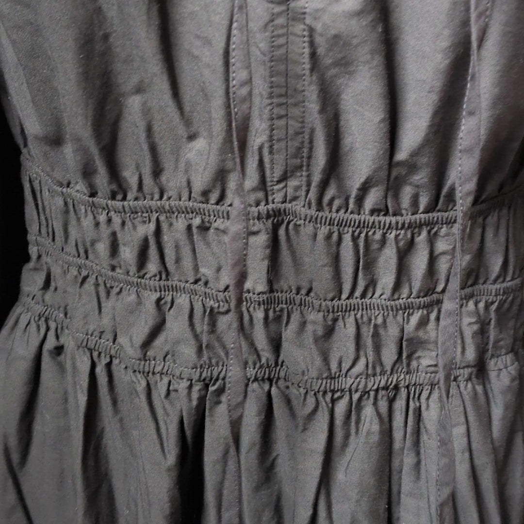 Anthroplogie somerset Tiered Black Maxi Dress  - XS