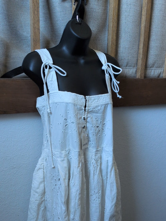 Free People Primavera Eyelet Midi Dress size m