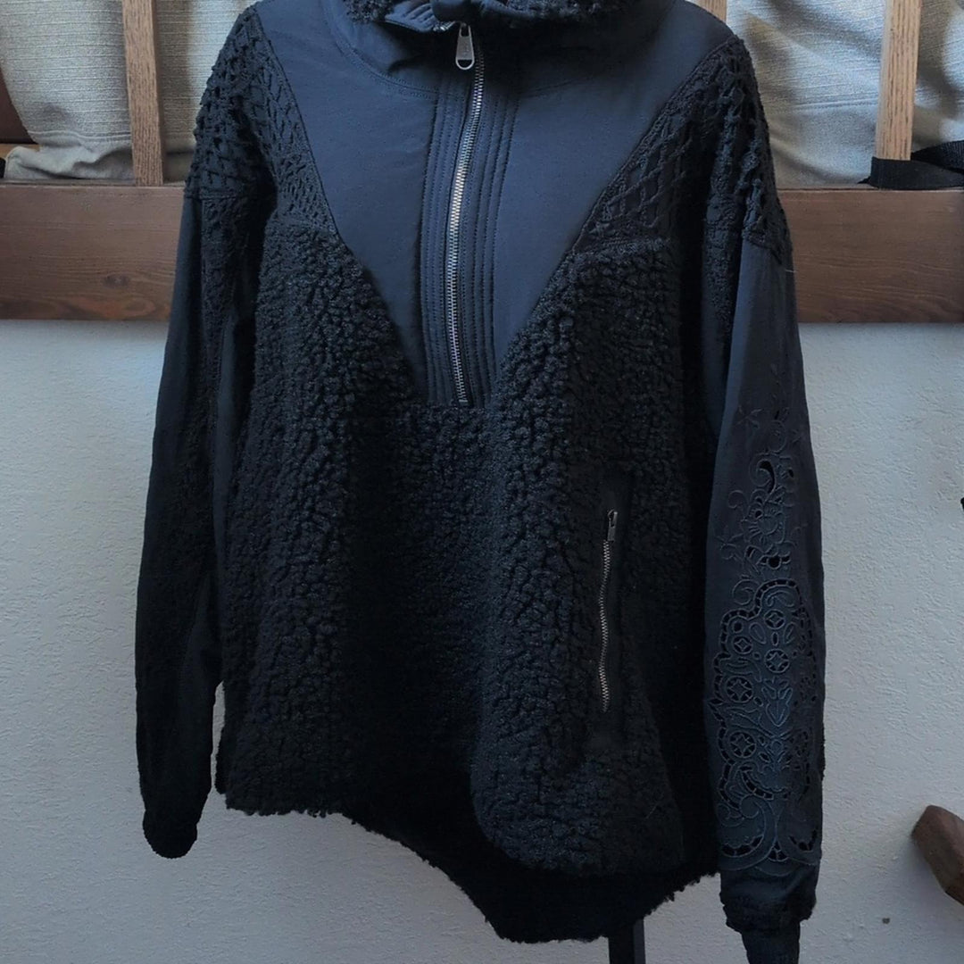 Free People Movement Seaside Crochet Fleece - Large