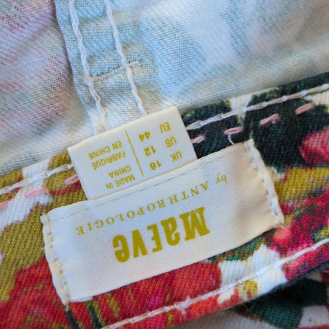 Maeve by Anthropologie pencil skirt in bright floral- US 12