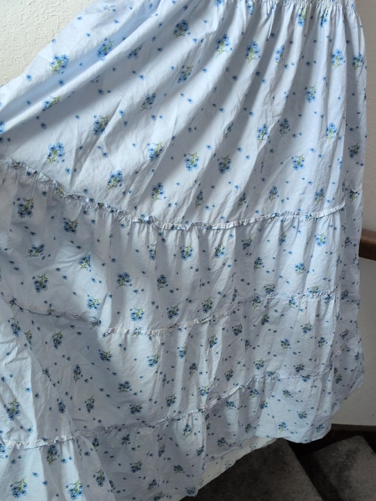 Hill House Home Ellie Nap Dress In Ditsy Blue Floral Size XL
