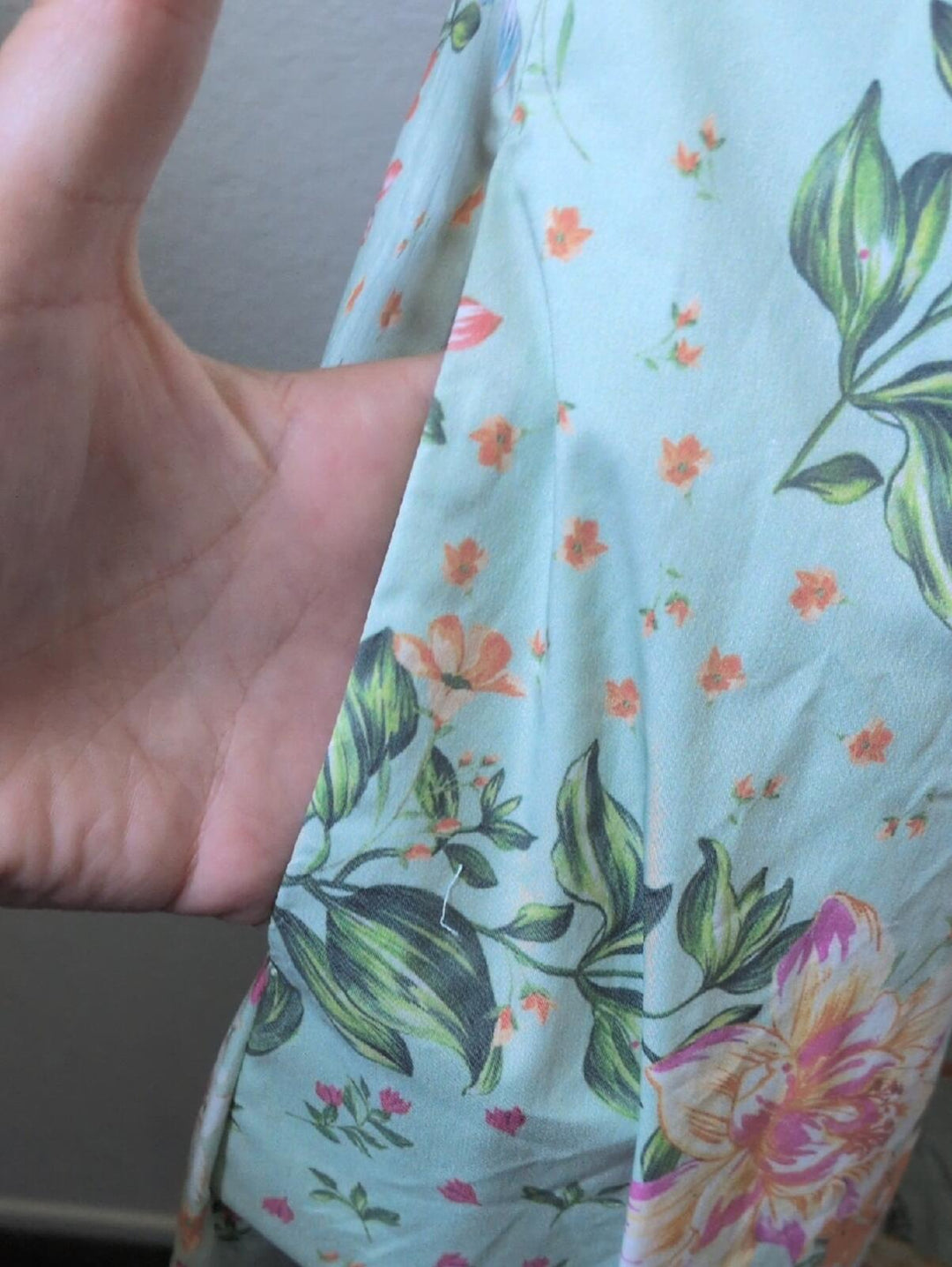 House of CB 'Sabrina' corset fit and flare dress in Light Jade Floral Size XS