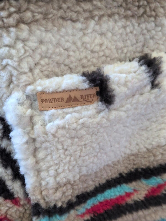 Powder River Outfitters Aztec Jacquard Berber Vest - M