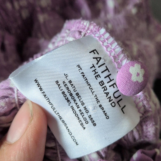 Faithfull the Brand Gombardy Shirred Floral-print Crepe Mini Dress