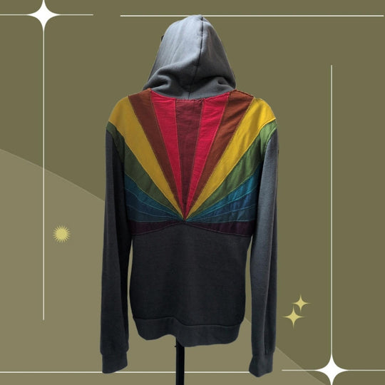 Aviator Nation Sunburst Hoodie Zip Up - Small