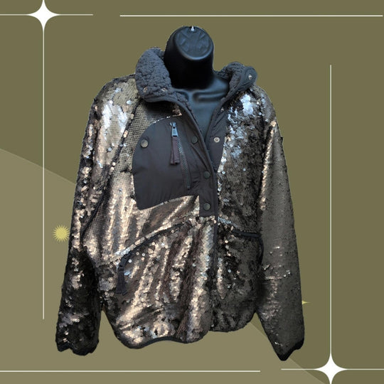 Limited Edition Fp Movement Hit The Slopes Sequin Jacket