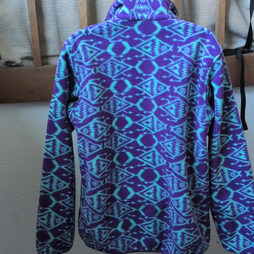 Patagonia Snap T Synchilla Sweater In Ikat Big Fish - Medium