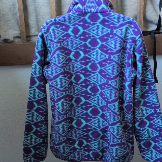 Patagonia Snap T Synchilla Sweater In Ikat Big Fish - Medium