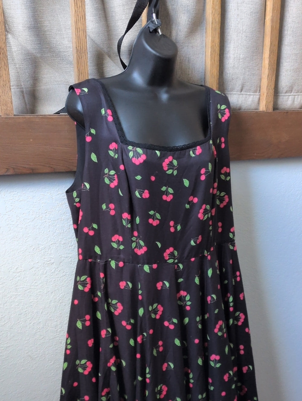 JessaKae Cherry Jam Dress In Black Cherry Size 1X