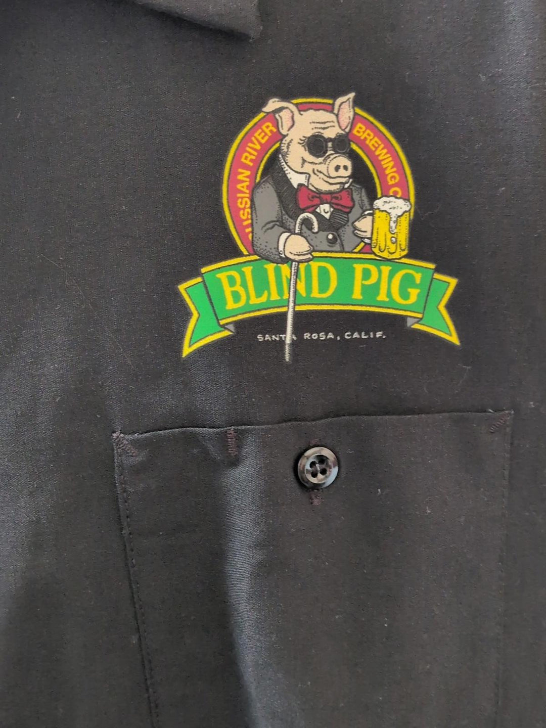 Red Kap Blind Pig Russian River Brewing Company Short Sleeve Shirt -3XL