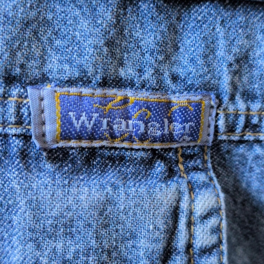 Vintage Wrangler Jean Button Down Shirt - Large
