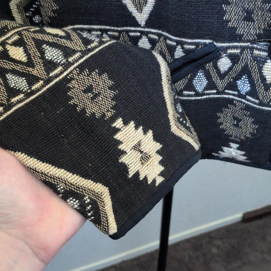 Vintage 90s New Identity Kilim Style Jacket  - Large