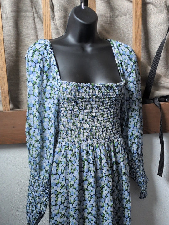 Hill House Home Women's The Norah Nap Dress in Pansy Floral -  XS
