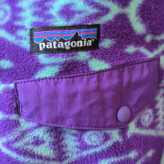 Patagonia Snap T Synchilla Sweater In Ikat Big Fish - Medium