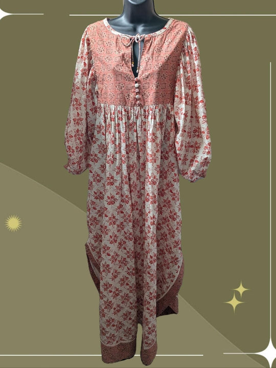 Free People Hazy Maisy Maxi Dress in Earth Combo - XS