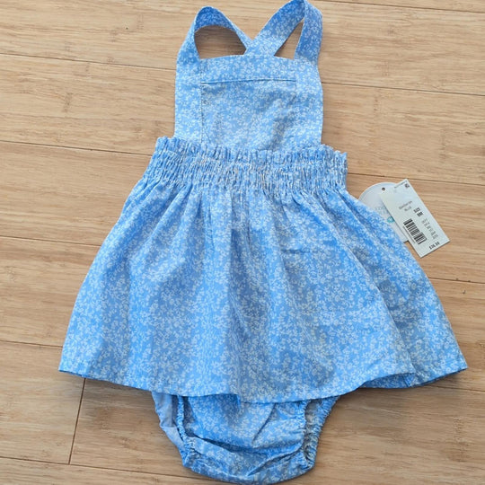 Edgehill Collection Apron Dress With Bloomers - 9-12 mo