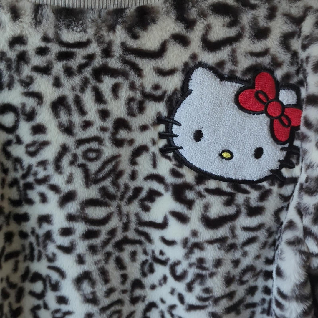 Hello Kitty x Blackmilk faux fur jacket m