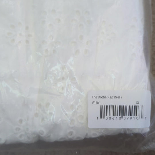 Hill House Dottie Nap Dress White - XL