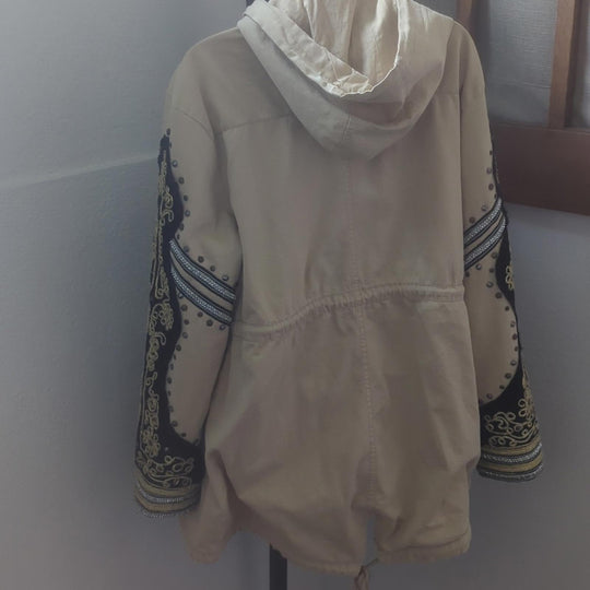We The Free Golden Quill Military Parka Jacket
