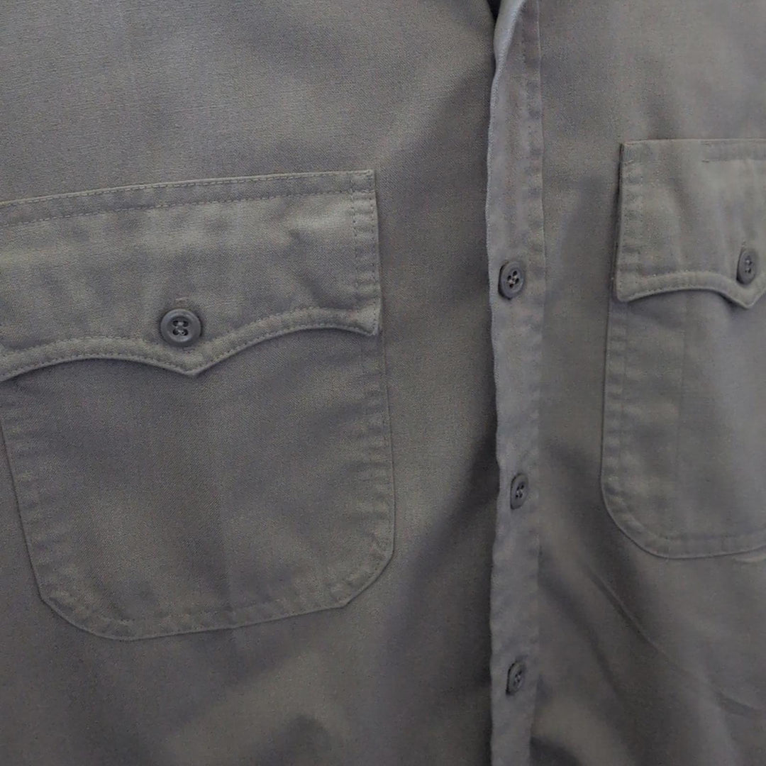 Vintage Volunteer Wildlife Refuge Button Down Shirt - Est Large