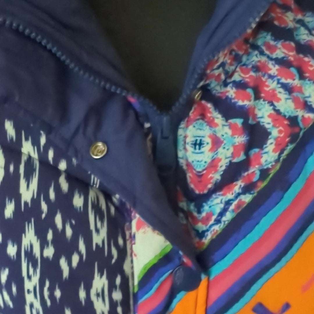 Free people movement powerhouse insulated multicolor puffer jacket.