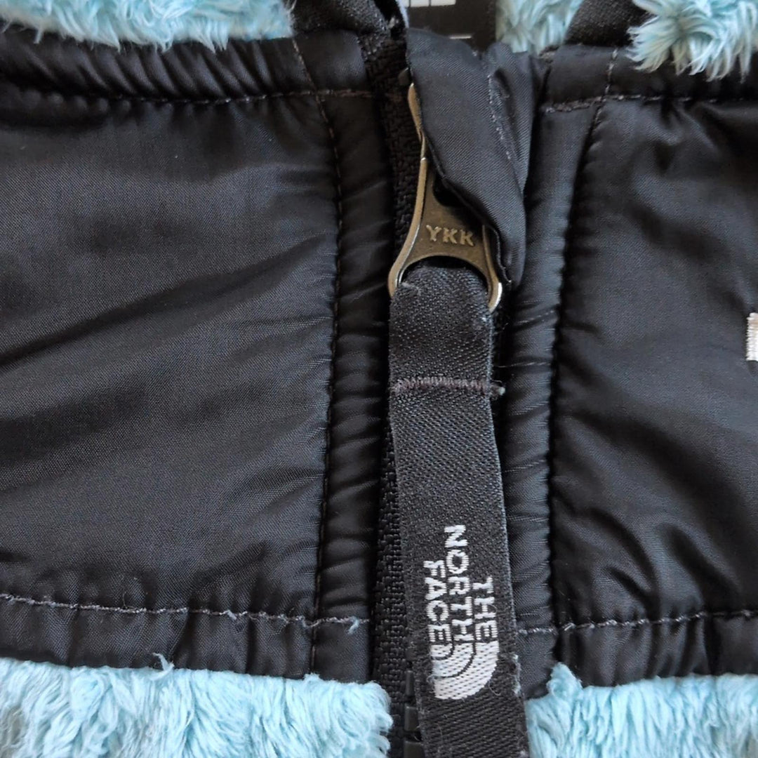 North Face Oso Light Weight Soft Blue Zip Jacket -  6-12 Mo