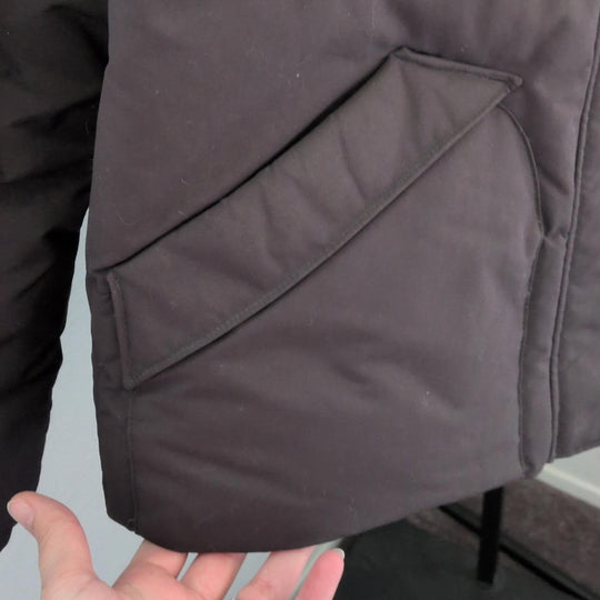 Patagonia Women's Downdrift Jacket In Dark Brown - Medium