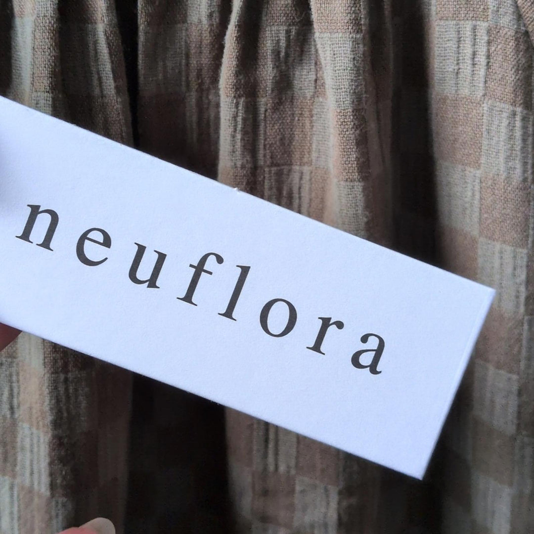 Neuflora Checkered Tie Gingham Dress In Sage Green - XS