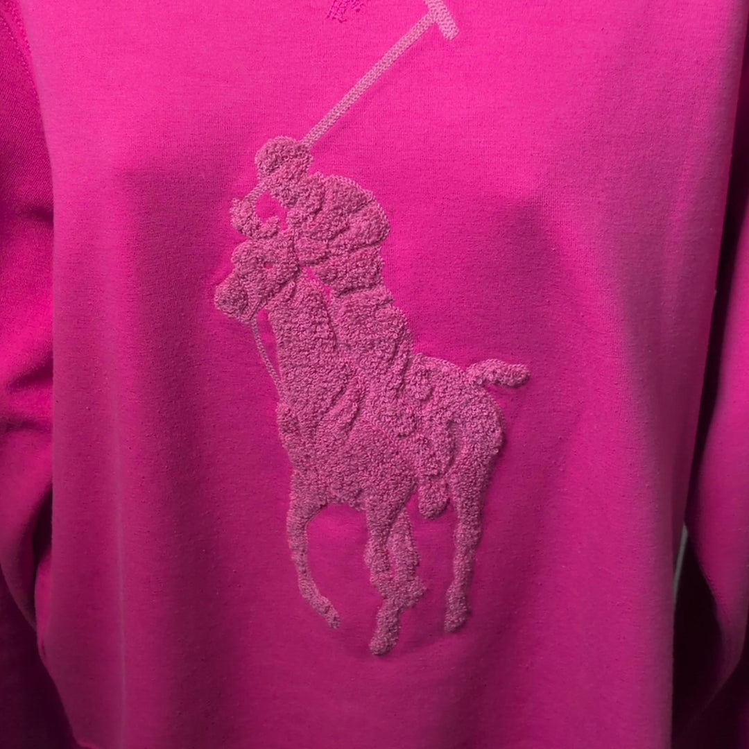 Big Pony Double Knit Crew Neck Sweater - Medium