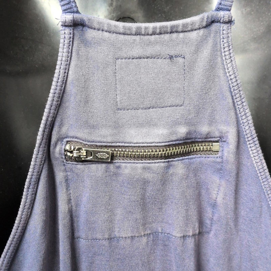 Free People Movement Hot Shot Onesie In Indigo Blue - Medium