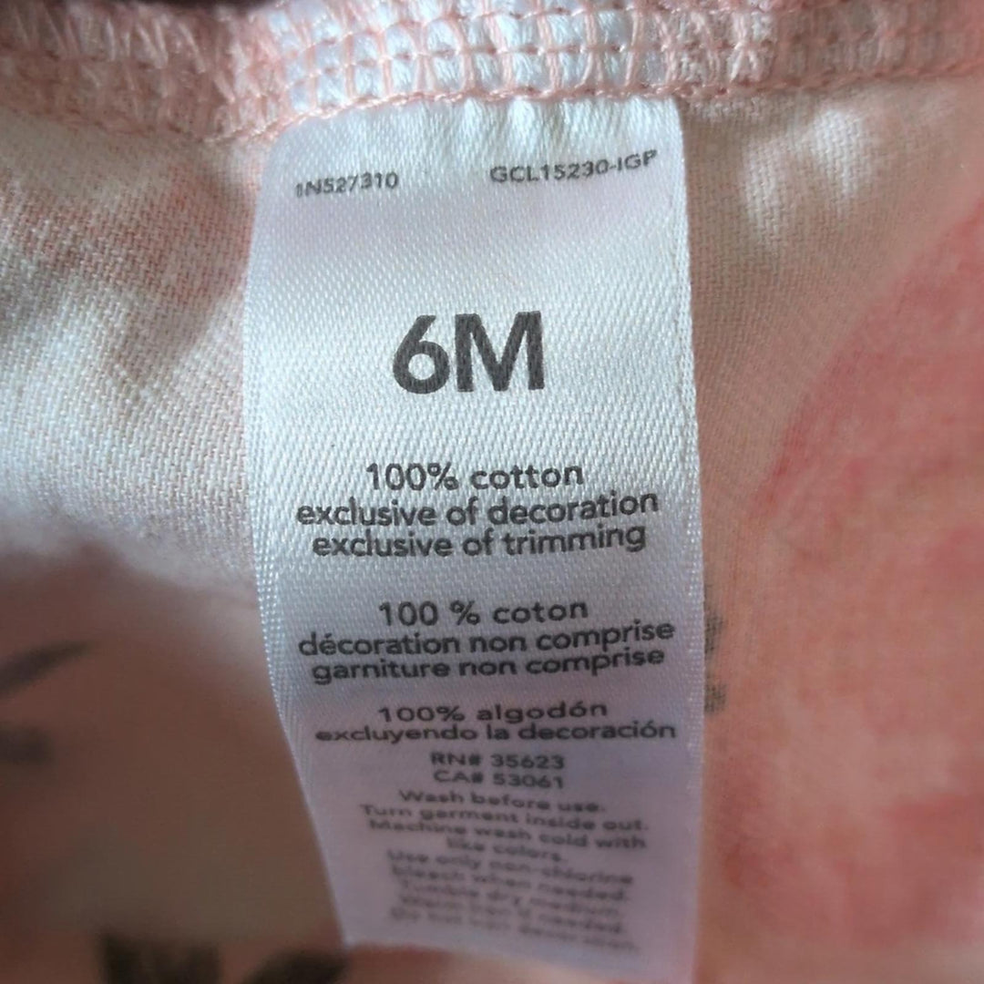 Carter's Just One You Peaches Jumper Size 6mo