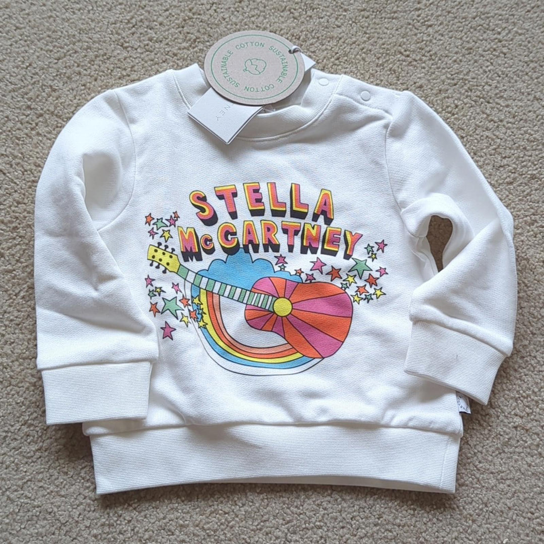 Stella McCartney logo guitar sweater -12- 18mo