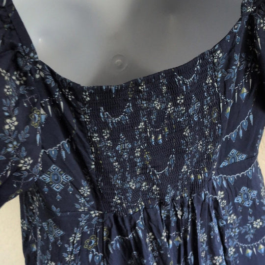 Hill House Home Matilda Dress In Blue Charm Scallop
