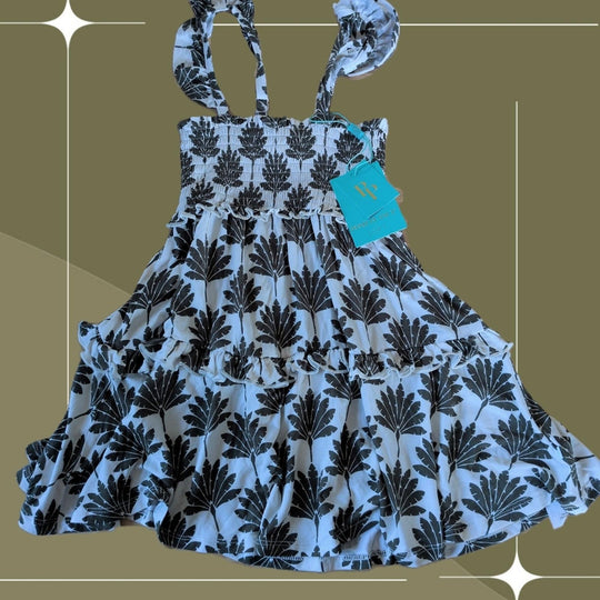 Girls Posh Peanut X Loft Palm Dress - 5T