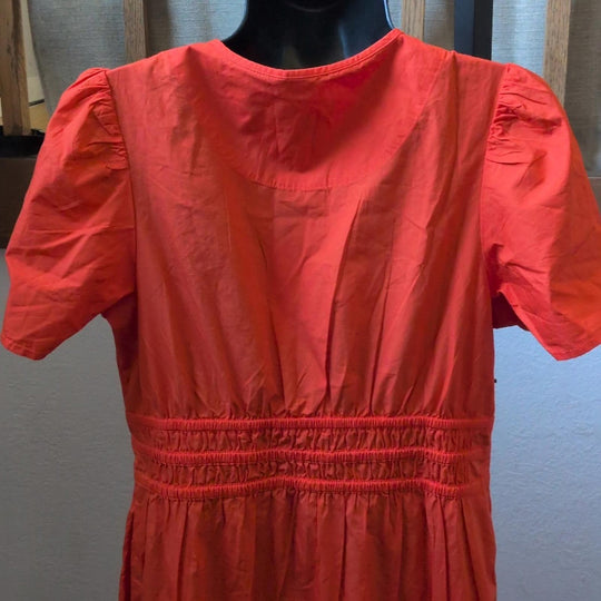 Quince Tiered Organic Cotton Midi Dress - Small