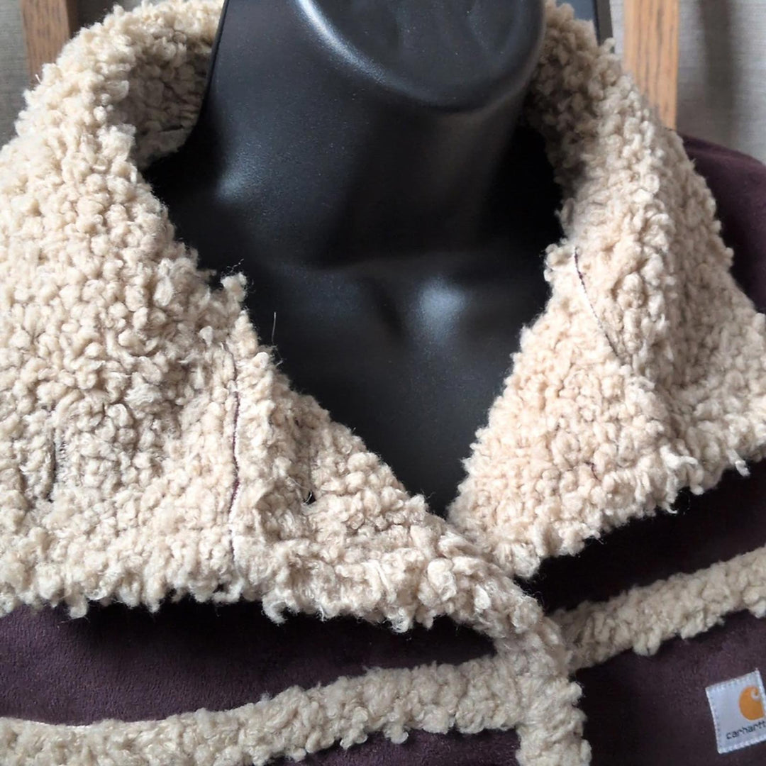 Carhartt Boulder Suede and Sherpa Parka - XS