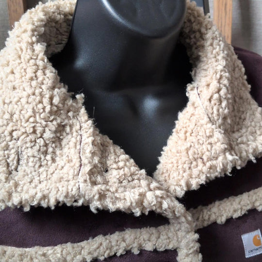 Carhartt Boulder Suede and Sherpa Parka - XS