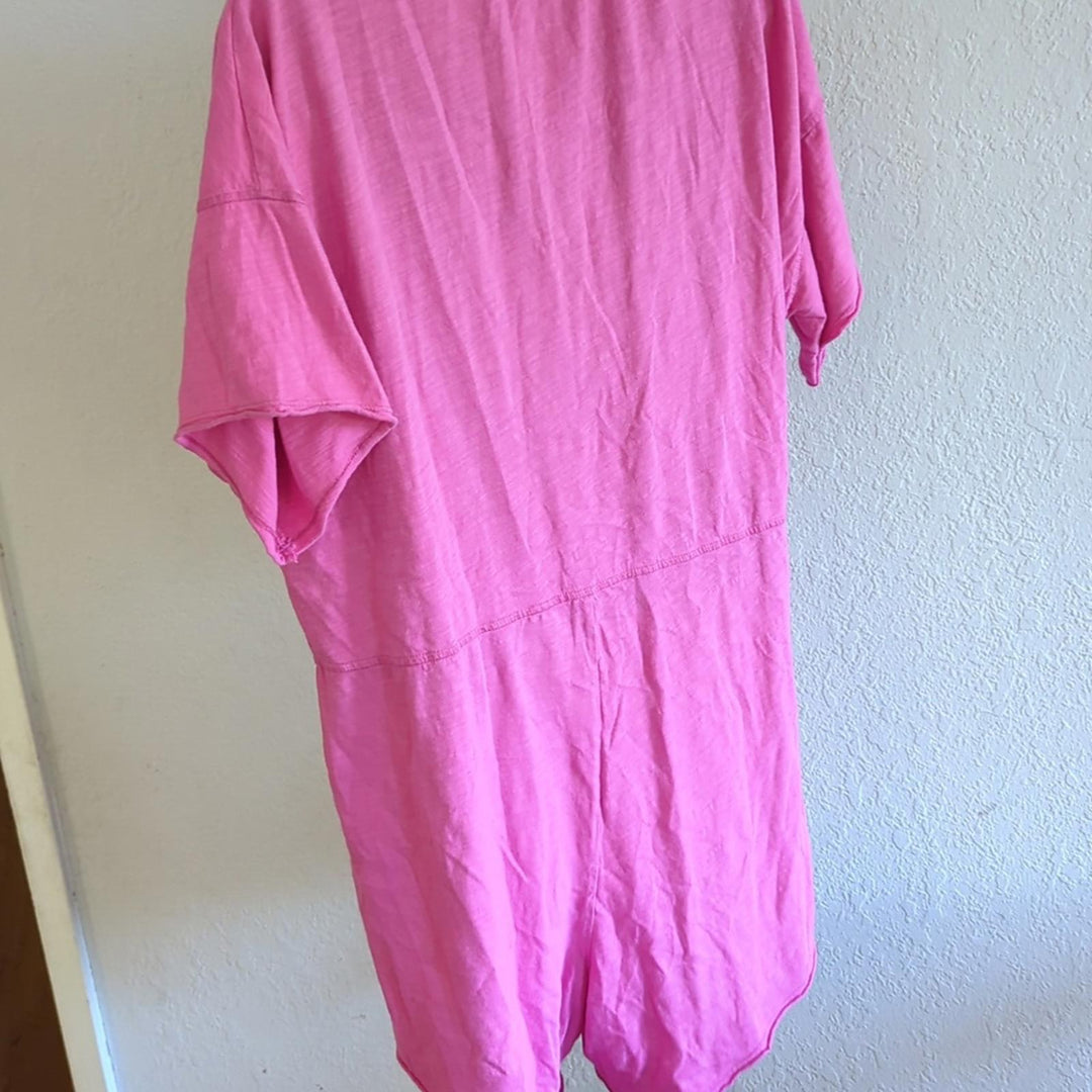 Hot Pink free people intimately why not romper