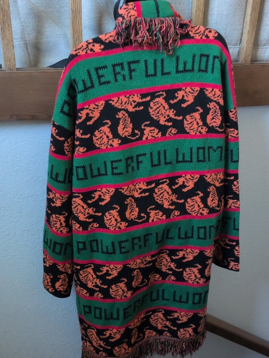 Dressed In Lala Powerful Woman Cardigan - S /M