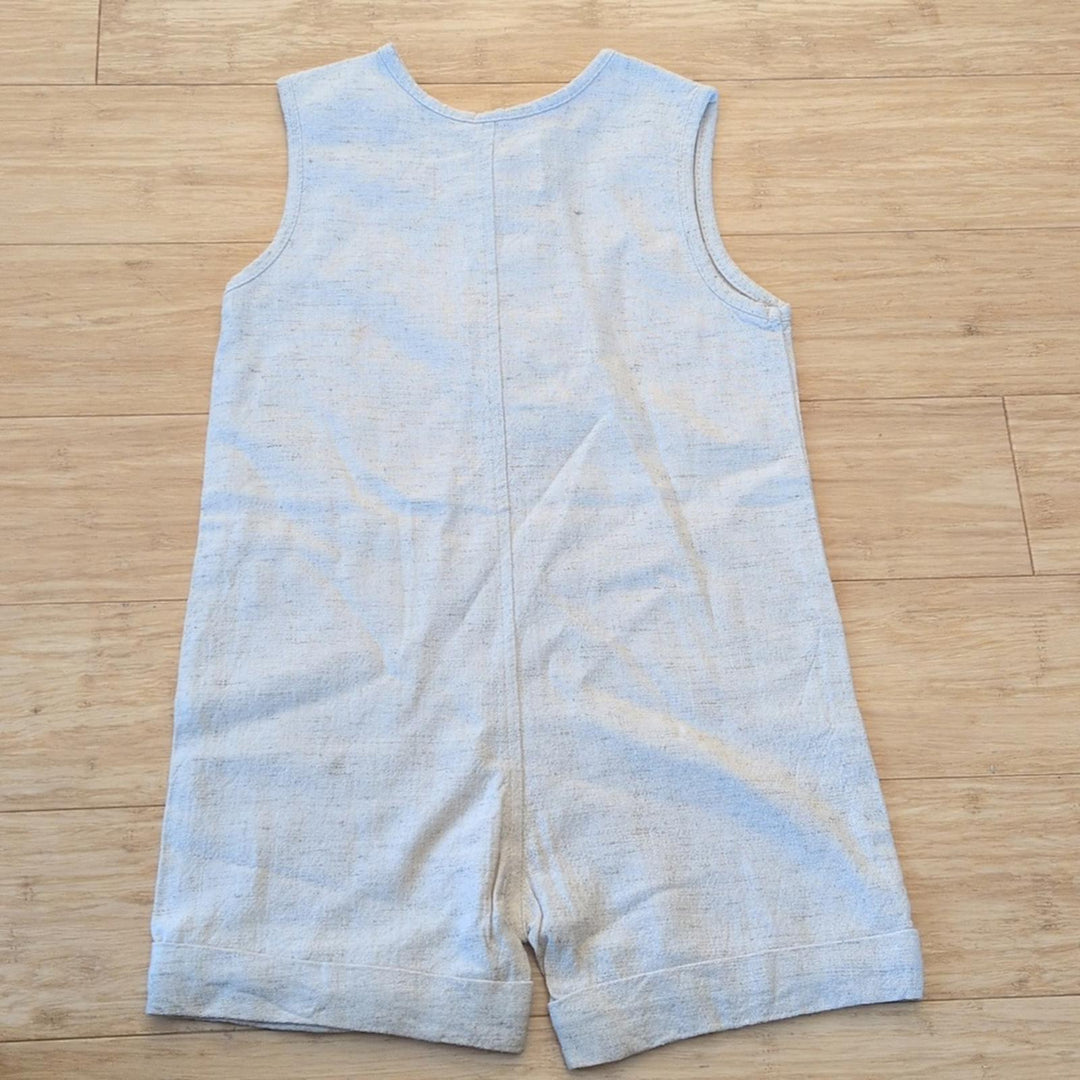 Dudes Linen One Piece Romper - 9-12 Mo
