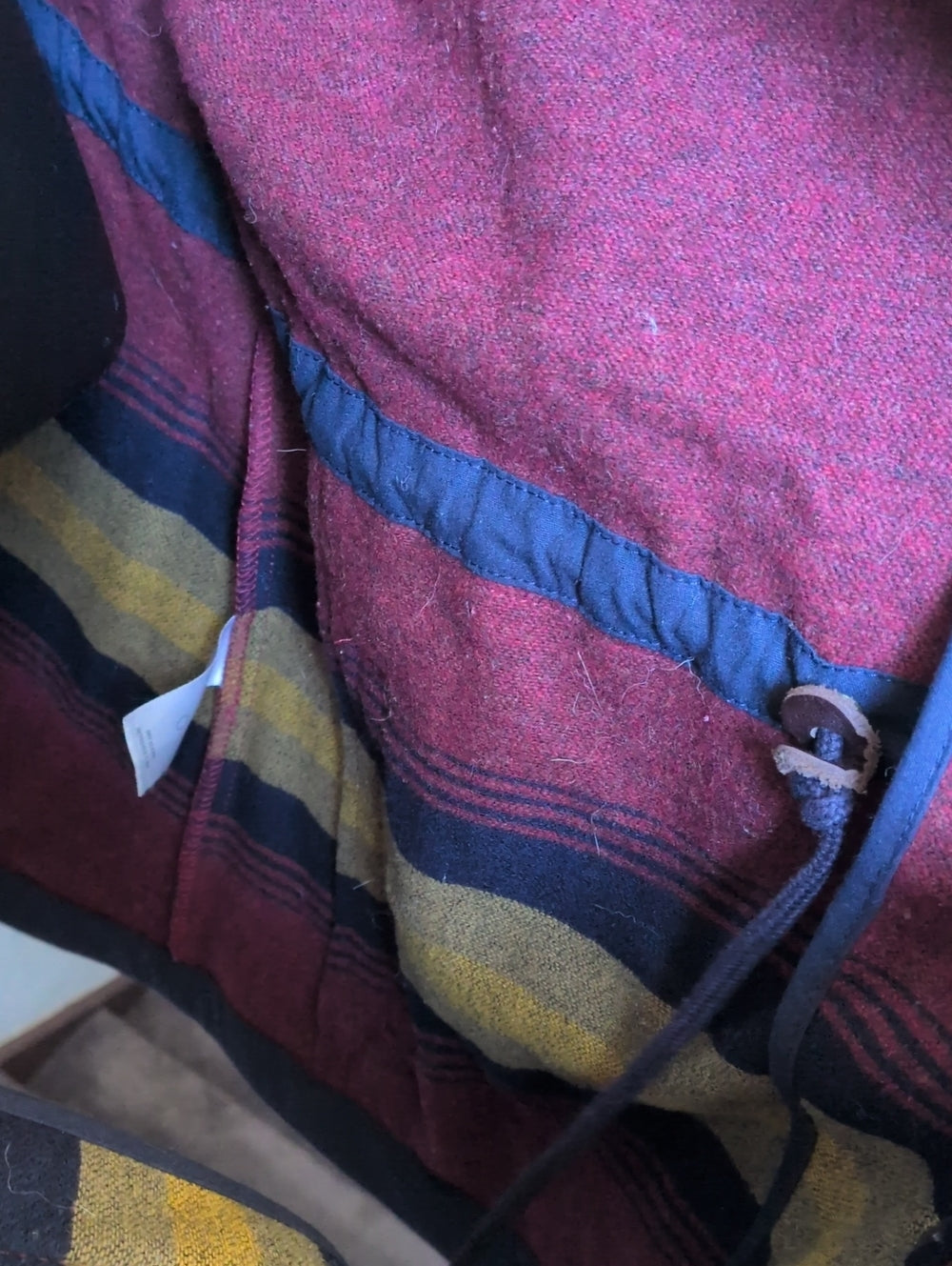 Pendleton Zion Stripe Wool Anorak size XL