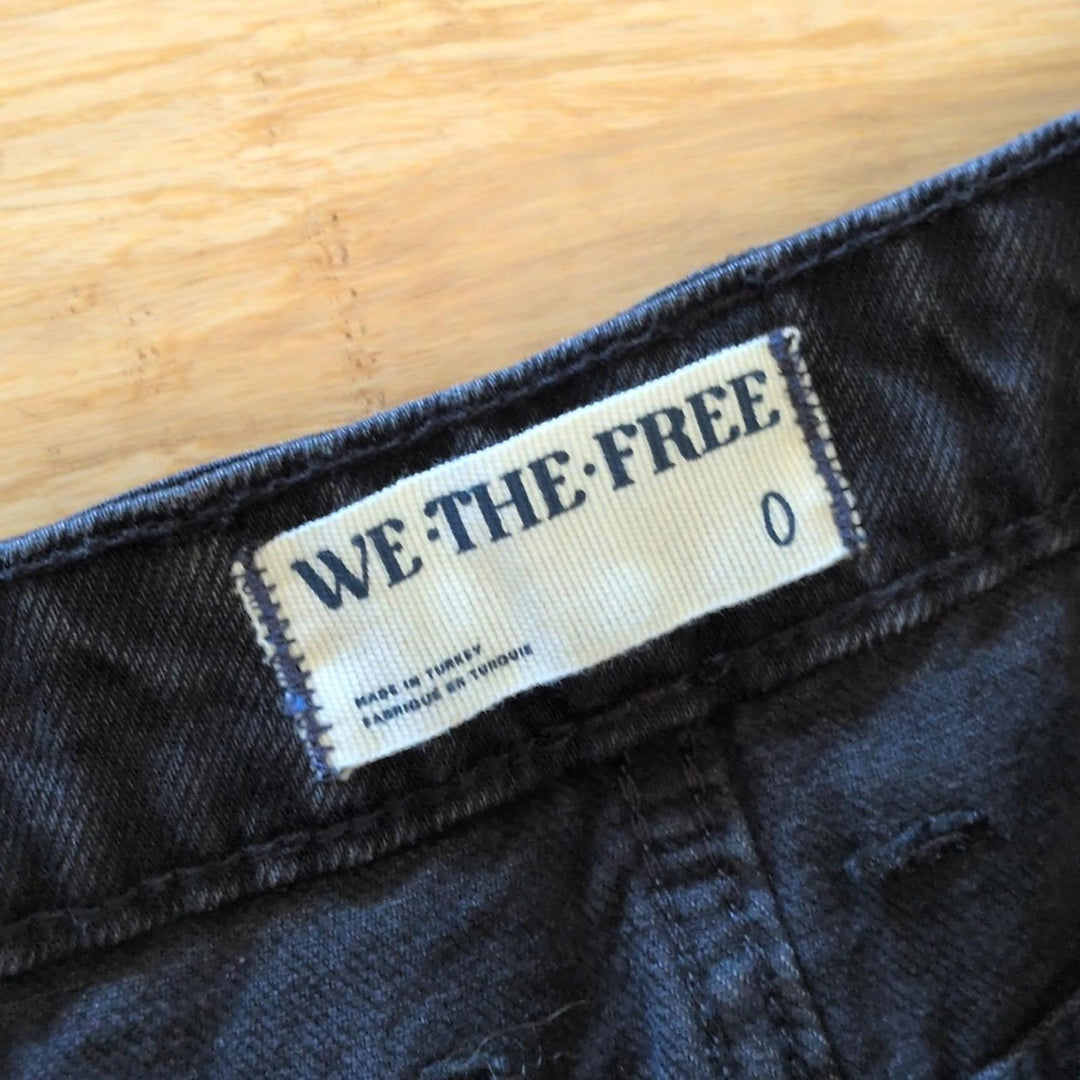 We The Free Come As You Are Black Maxi Denim Skirt - 0