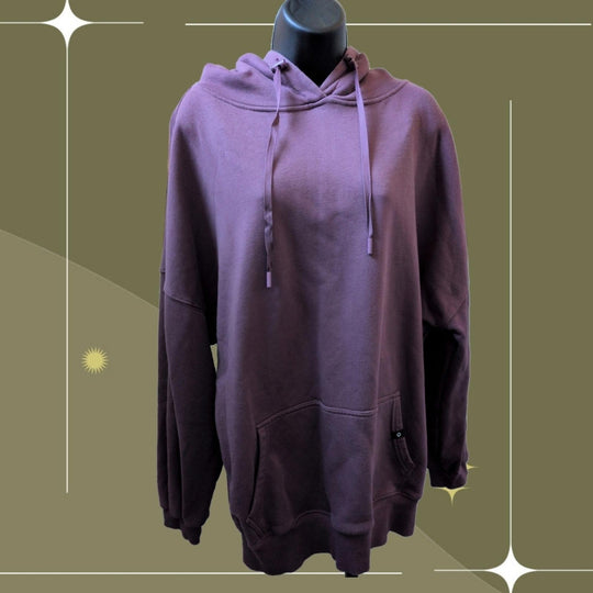 Popflex Long Cloud Hoodie In Plum - XS/XXS