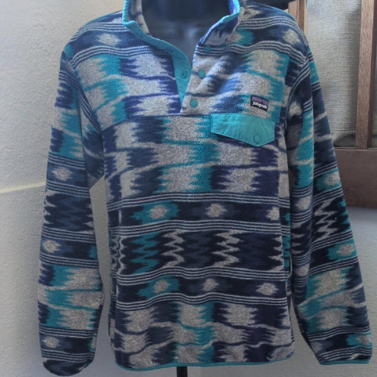 Rare Vintage Patagonia Fleece Synchilla  In Nepali Dhoti  - Small