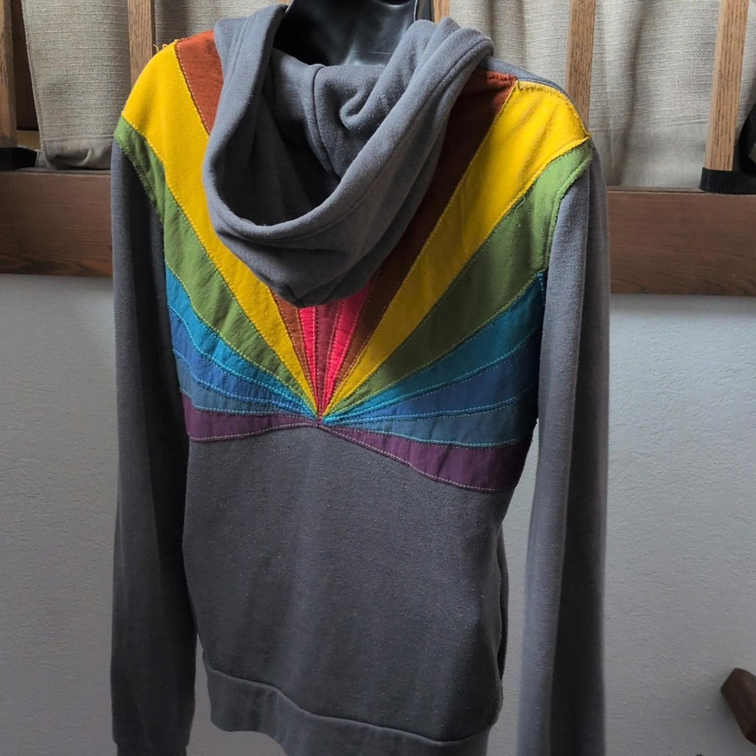 Aviator Nation Sunburst Hoodie Zip Up - Small