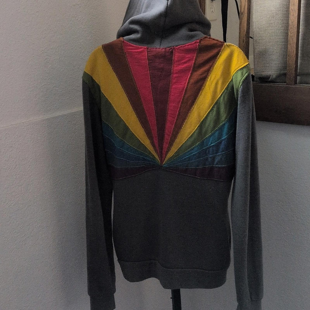 Aviator Nation Sunburst Hoodie Zip Up - Small